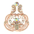 thumbnail image 3 of 1 Pieza Mini Preciosa Falsos con Espumoso para Principiantes Producción Instrumentos Musicales Macarena Mini corona Tiara de diamantes de imitación, 3 of 8