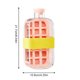 thumbnail image 4 of 2 en 1 Bandeja Hielo Cubitos Con Fabricante Paja (800 Ml) Rosa, 4 of 6