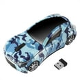 thumbnail image 2 of SHARE SUNSHINE Wireless Mouse, 2.4GHz Car Shape Computer Mouse, Optical Cordless Mice with USB Receiver for Laptop PC Computer, Colorful Blue, 2 of 8
