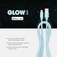 thumbnail image 7 of Liquipel Powertek Glow in the Dark USB-A to Lightning - Blue, 7 of 7