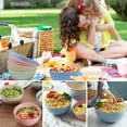 thumbnail image 5 of Unbreakable Cereal Bowls - Microwave & Dishwasher Safe Soup and Salad Bowls, Set of 4, 24oz, BPA Free,Multicolor, 5 of 6