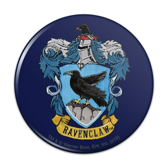 Harry Potter Ravenclaw Painted Crest Pinback Button Pin Badge