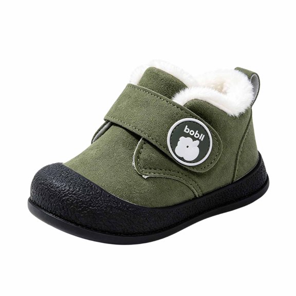 Dakaela 0M-15M Baby Boy Soft Winter Shoes Newborn Retro Casual Walking Shoes Indoor Outdoor Snow Ankle Boots