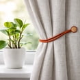 thumbnail image 3 of Evideco French Home Goods Jade Red Curtain Tiebacks (2 Count), 3 of 8