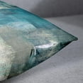 thumbnail image 4 of Set of 2 Throw Pillow Covers Modern Abstract Painting Blue White and Gray Decorative Sofa Pillow Cases Home Decor Standard Square 24x24 Inches Pillowcases, 4 of 6