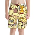 thumbnail image 3 of Pompompurin Boys Swim Trunks Quick Dry Boards Shorts For Kids Beach Swim Shorts, 3 of 7