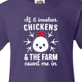 thumbnail image 4 of Inktastic If It Involves Chickens & The Farm Count me in Youth T-Shirt, 4 of 5