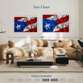 thumbnail image 4 of Elephant Stock Puerto Rico Flag Wall Art - Horizontal Canvas Wall Art - Living Room Wall Decor - Flags Canvas - Blue And Red Decor - 45" x 30", 4 of 8