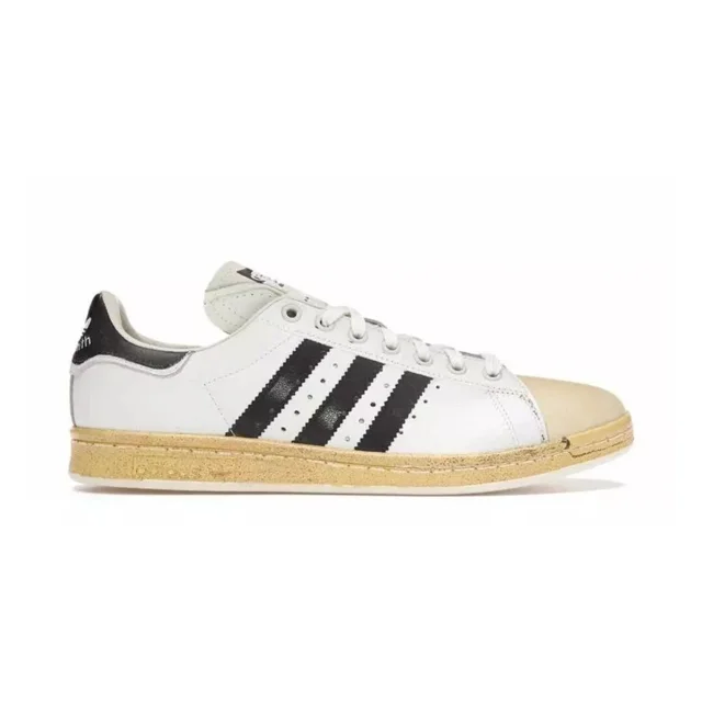Sz 13 Ad-id-as Stan Smith Superstan Off-White Cream Black Shoes Men's (FW6095)
