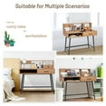 thumbnail image 6 of Costway Makeup Vanity Table Computer Writing Desk Storage with Drawer Shelf Industrial, 6 of 10