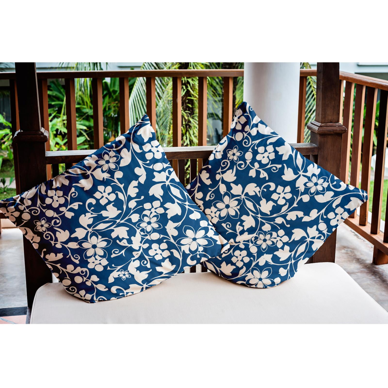 E by Design Evelyn Indoor/Outdoor Throw Pillow