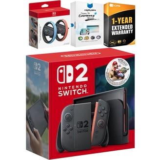 Nintendo Switch 2 Mario Kart World Bundle with Joy Con Wheel and