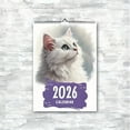 thumbnail image 2 of 2026 Cute Cats Wall Calendar Looking Up, Adorable Cat-Themed Monthly Calendar with Notes Space, Christmas Gift for Cat Lovers, 2 of 5