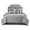 Gray, variant on Gracie Mills 8-Piece Embroidered Pintucked Comforter Set GRACE-10853 Microfiber