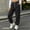 Black, variant on Women Solid Jogger Sweatpants Sevevn Elastic Drawstring High Waist Relaxed Fit Trousers With Side Pockets, Varied Solid Color Choices For Gym Training Home Lounging And Everyday Casual Outfits
