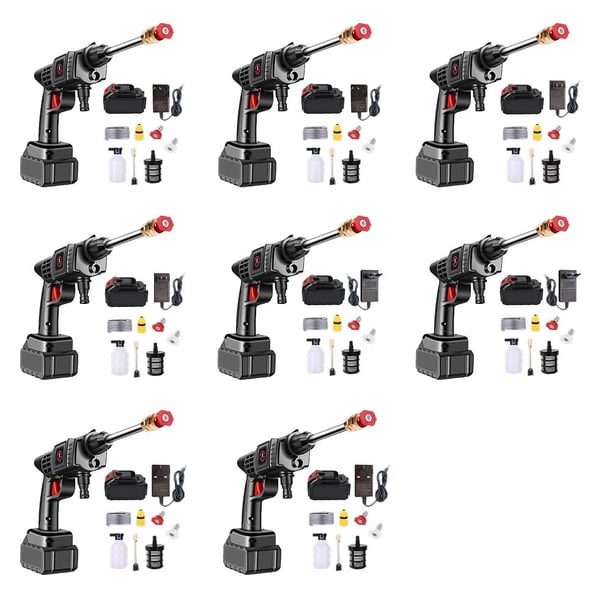 Pistola de agua para automóviles, pistola de agua pulverizada de 30 BAR, herramienta de lavado de automóviles (cinco celdas de EE. UU.) Likrtyny Accesorios para autos y motos