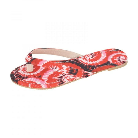 

Todqot Slippers for Women- Sandals Women Quick Dry Anti Slip Summer Flip-flops Flat indoor outdoor Red 39