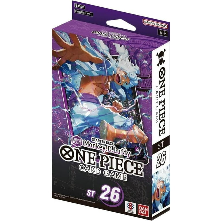 One Piece Starter Deck 26: PURPLE/BLACK Monkey.D.Luffy - Walmart.com
