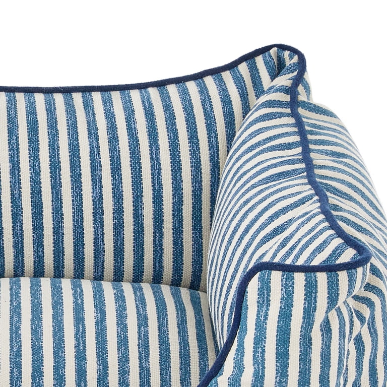 Vibrant Life Large High Wall Striped Dog Bed photo 3