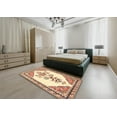 thumbnail image 5 of Ahgly Company Machine Washable Indoor Rectangle Traditional Khaki Gold Area Rugs, 2' x 3', 5 of 7
