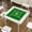 White, variant on Folding Card Table, Mahjong Table Featuring Green Felt, Suitable for Card Games Like Mahjong, Poker, And Dominoes