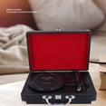 thumbnail image 4 of Jugador de Disco Retro, Handheld 33 45 78 RPM Anti Dust Vintage BT Record Playe for Entertainment, 4 of 7