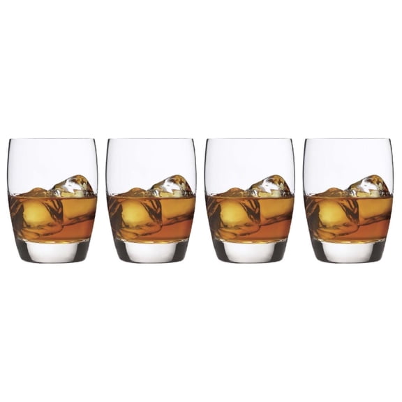 Luigi Bormioli - 10240/01 Luigi Bormioli Michelangelo 15.75 oz Double Old Fashion Glasses, Set of 4, Clear
