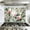 Color 3, variant on Kitchen Backsplash Peel and Stick Wall Murals Vintage Watercolor Spring Flower Field Print Soft Pastel Blooms Removable Mural 35.4"W x 23.6"H, Oil Proof Vinyl Wallpaper for Fireplace & Behind Stove