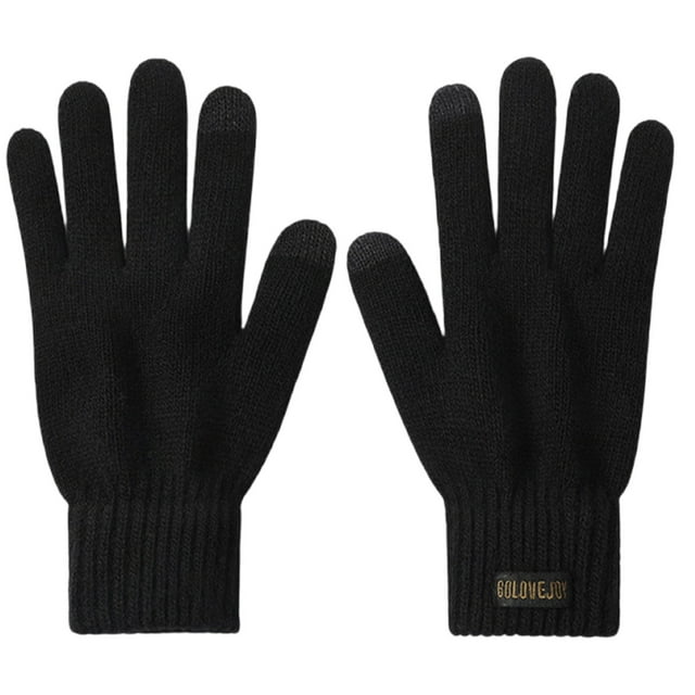 Yanlir Gants d'Hiver à Écran Tactile pour Femmes Temps Froid Chaud Isolé Thermiquement Conduite Activités Extérieures Compatible avec Téléphone Intelligent Antidérapant Extensible (Noir#1, TG)