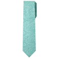 thumbnail image 2 of Jacob Alexander Men's Floral Regular Length Neck Tie - Turquoise, 2 of 7