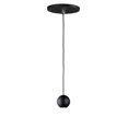 thumbnail image 1 of ET2 Éclairage E25024-BK 2 in. Micro 1 Lumière LED Pendentif - Noir, 1 of 1