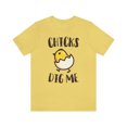 thumbnail image 2 of Chicks Dig Me Funny Cute Easter Shirt - Holiday Tee, 2 of 10