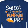 thumbnail image 4 of Inktastic Thanksgiving Sweet as Pumpkin Pie Long Sleeve Youth T-Shirt, 4 of 5