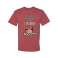 thumbnail image 2 of Wild Bobby, We CouldnÃ¢â‚¬â„¢t Have Picked a Better Teacher Apple Basket Pop Culture Men's Graphic T-Shirt, Vintage Heather Red, 2XL, 2 of 3