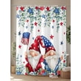thumbnail image 4 of Shower Curtain, Patriotic Man Holding American Flag Red Blue Star Washable Shower Curtain with Hooks Bath Decor Fabric Shower Curtains for Bathroom, Hotel, Stalls, Bathtubs, 36x72 Inch, 4 of 6