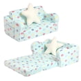 thumbnail image 1 of Sofá MOMCAYWEX para niños pequeños con asiento extra ancho con almohada en forma de estrella, 1 of 7