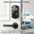 TEEHO Keyless Entry Door Lock Smart Deadbolt with Electronic Keypad for