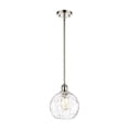 thumbnail image 3 of 516-1S-WPC-G1215-8 Innovations Lighting Athens Water Glass 1 Light 8" Mini Pendant Polished Nickel, 3 of 5
