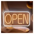 thumbnail image 1 of Letrero De Neón Open Con Luz LED Regulable USB Para Escaparate, Puerta De Cristal, Tienda, Floristería, Salón De Belleza, Cafetería O Bar 40cmx23cm, 1 of 2