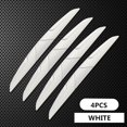 thumbnail image 1 of 4x Bandes de Moulage Anti-Rayures de Protection de Corps de Pare-Chocs de Protection de Porte de Voiture Blanche, 1 of 6