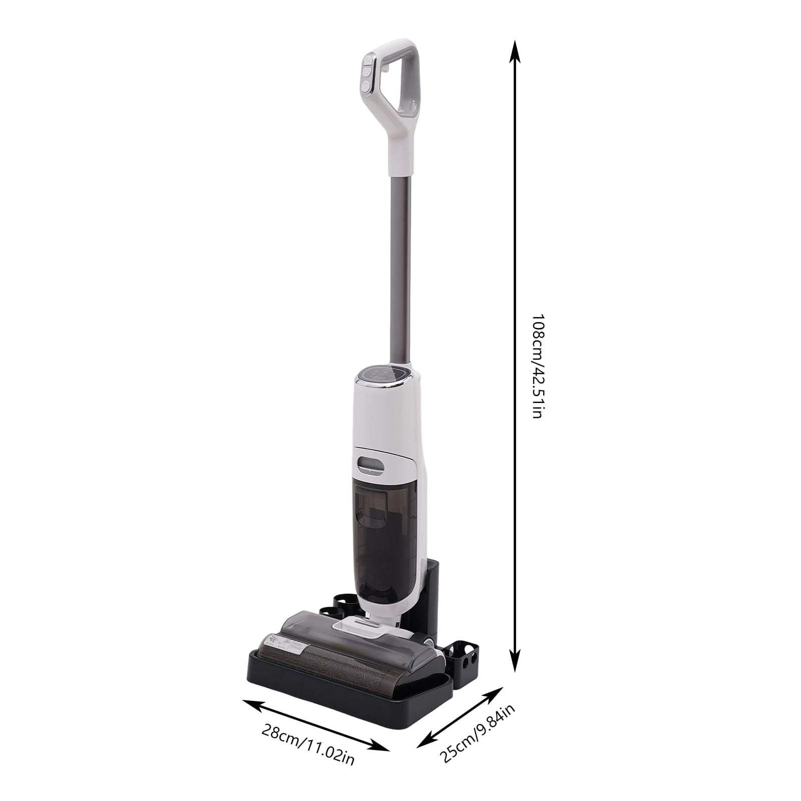 Smart Wet Dry Vacuum Cleaner, Great for Using on Hardwood, Linoleum, Marble, Hard Floors, Carpets, Laminates, in Rooms, Pet Rooms, Kitchens, Bathrooms to Clean Dust, Hair, and More