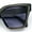 Black - Smoke, variant on Luxe Oversized Horned Rectangular Cat Eye Glitzy Fashion Sunglasses Beige - Green