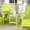 Lime, variant on Costaelm Adirondack Outdoor Side Table, All Weather HDPE Patio End Table for Portside, Red