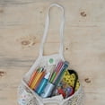 thumbnail image 6 of Best Farmers Market Bags,Sturdy Organic Cotton Mesh Tote for Grocery, Beach, Produce, Fruit & Vegetable Storage,Lightweight Fish Net Bag (1 Bag), 6 of 8
