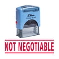 thumbnail image 1 of NOT NEGOTIABLE Self Inking Rubber Stamp Custom Shiny Office Stationary Stamp, 1 of 1