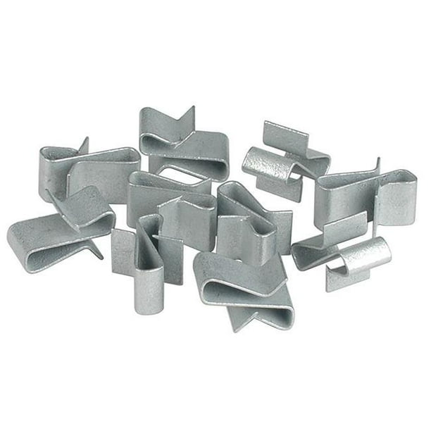 0.37 in. Wide Trailer Frame Clips Zinc Pack of 10