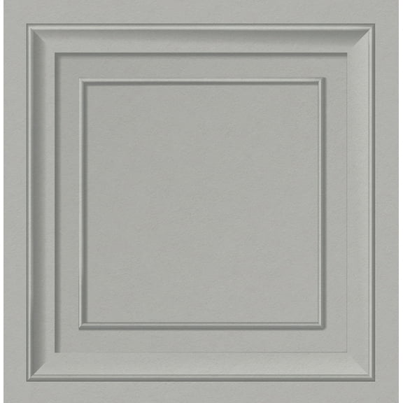 Fine Decor Distinctive Grey Square Panel Wallpaper