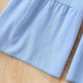 thumbnail image 5 of TOWED22 Toddler Baby Girl Clothes 2pcs Summer Outfits Sleeveless Smocked Floral Camisole Linen Long Pants Set(Sky Blue,5-6 Y ), 5 of 8