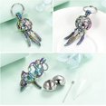 thumbnail image 3 of Dream Catcher Urn Keychain for Ashes Angel Wing Cremation Urn Pendant Necklace Hollow Dream Catcher Urn Keychain Keepsake Memorial Lockets, 3 of 7