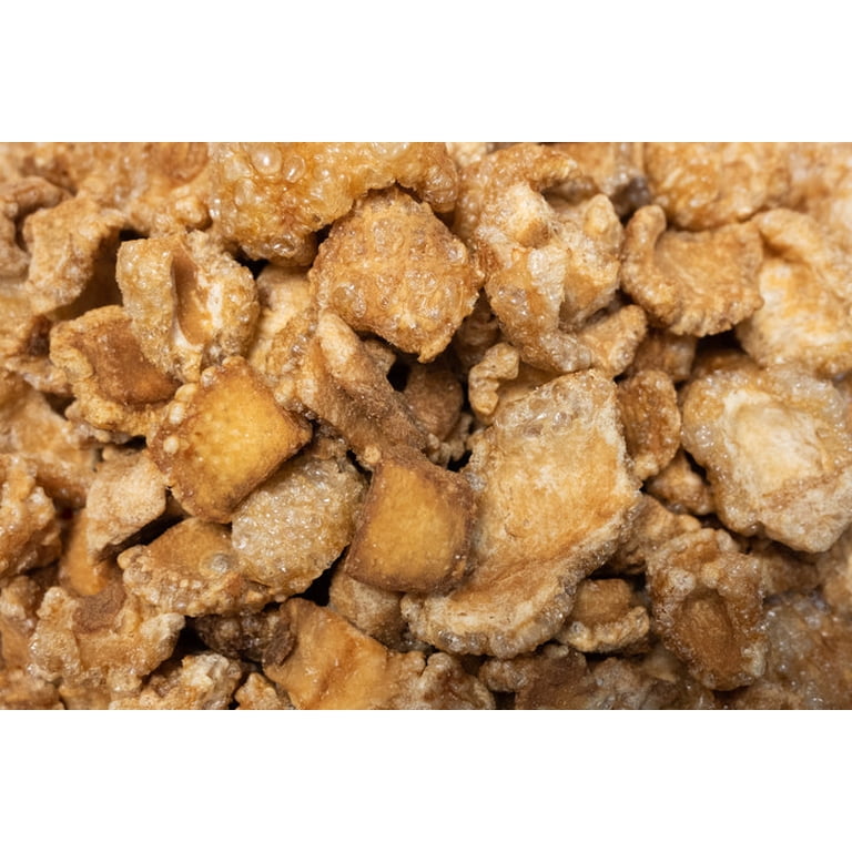 Jukiao Kan Kan Style Pork Rinds, Chicharrones in Plastic Bag
